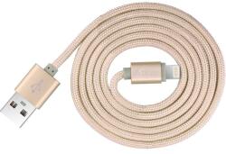 DEVIA Кабел Devia Fashion, USB A(м) към Lighting(м), 1.2м, златен