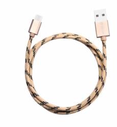 DEVIA Кабел Devia Fashion, USB A(м) към Lighting(м), 1.5m, златен