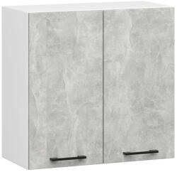 Akord Oliwia Fali Konyhaszekrény Laminált Fehér-Beton Matt - fizz - 27 489 Ft