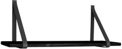 House Nordic Rusztikus Fali Polc Bőr Hevederrel 120 cm