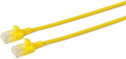 MicroConnect Patch cord UTP Cat6 slim 0.15m galben (V-UTP60015Y-SLIM)
