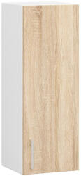 Akord Lima Fali Konyhaszekrény Sonoma Tölgy-Fehér 30 cm