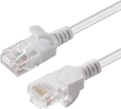 MicroConnect Patch cord UTP Cat6 slim 1m alb (V-UTP601W-SLIM)