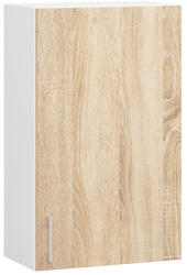 Akord Lima Fali Konyhaszekrény Sonoma Tölgy Fehér 50 cm