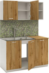 PD L120 Konyhabútor Szett - Tölgy
