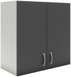  Benita 2 ajtós Felső konyhaszekrény Antracit-Fehér 60x30x60 cm