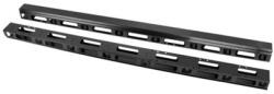 Lanberg Függőleges kábelvezető csatorna 37U 19" szabadon álló szekrényhez 2db, fekete AK-1209-B (AK-1209-B)