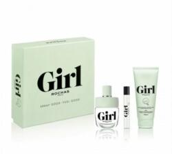 Rochas Girl SET: edt 100ml + edt 7, 5ml + Testápoló 100ml női parfüm