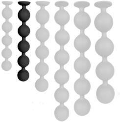  Bulby Butt Balls M - prémium análgolyók 30 cm hosszú, fekete - szexshoponline