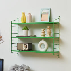 PremiumXL Fali Polc Strängnäs Állítható Polcokkal Almazöld