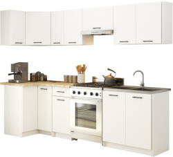 Akord Oliwia 3 m Sarok Konyhabútor Szett Fehér