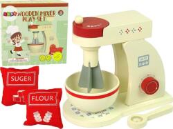 LEAN Toys Fából Készült Konyhai Robotkeverő Konyhai Kiegészítők Gyerekek (10186) (10186)