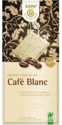 GEPA Ciocolata Alba BIO cu Cafea Cafe Blanc, 100 g, Gepa