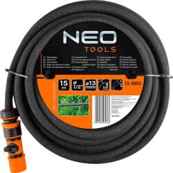 NEO TOOLS GTX Neo 15-880 Csepegtető Tömlő, 15 m, 1/2", 8 Bar, Állítható Vízmennyiség (15-880) (15-880)