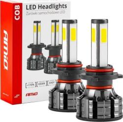 AMiO Led Autó Izzók cob Sorozat hb4 6500k amio-02847 (AMI-02847) (AMI-02847)