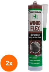 Den Braven Set 2 x Chit Acrilic pentru Parchet Woodflex, Fag, 280 ml , Den Braven (LIZ-2xZLN-D12003760)
