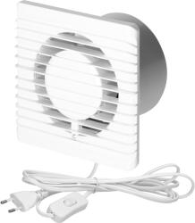 ORNO Fürdőszobai Ventilátor 125mm - Kábel Kapcsolóval (BF-125/PS) (BF-125/PS)