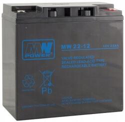 MWPower MPLPower MW 22-12 12 V 22Ah AGM VRLA Akkumulátor (MW22-12) (MW22-12)