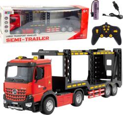 LeanToys Nagy Lora Távirányítós Teherautó RC 2.4G 6Ch Piros (22709) (22709)