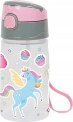 DERFORM Unikornis Műanyag Kulacs - 330 ml, Dream Like A Unicorn, BC07 (DERF. BC07) (DERF.BC07)