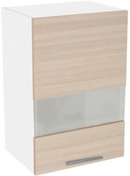  Salandra egyajtós üveges felső konyhaszekrény SC 40 Cappuccino N