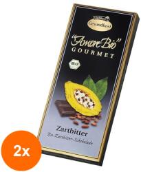 Liebhart's Gesundkost Set 2 x Ciocolata Amaruie, 55% Cacao, 100 g, Liebhart's Amore Bio