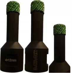 MMD Gyémánt lyukfúró, keményforrasztott MMD Ø12 mm M14 greslaphoz, kerámiához, csempéhez (MMD Otwornica diamentowa MMD Ø12 mm x M14)