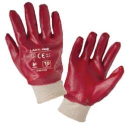 LAHTI PRO L240109W PVC Kesztyű Piros 12 Pár, 9, CE, (L240109W) (L240109W)