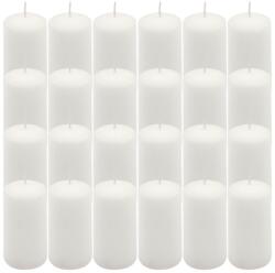 Nexos Paraffin gyertya 10 cm 20 óra égési idő 24 db fehér (DK47100_SL24)