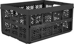 Keeeper Ida Összecsukható Rekesz - 32 L, 48x35x23 cm, Fekete (106244 - czarny) (106244 - czarny)