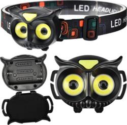 Lean LED-es Fejlámpa Elemes Bagoly Fejlámpa 4 Világítási Mód 21018 (21018) (21018)