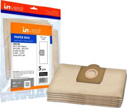 Boneco IZ-K23 Invest Karcher A 2201/A 2204/K 2901/Wd3/Mv3 Kompatibilis Papír Porzsák 5 db/Csomag 6.959-130.0 Helyett (IZ-K23) (IZ-K23)