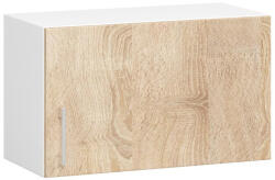 Akord Lima W60 Páraelszívó Fali Szekrény Fehér/Sonoma Tölgy