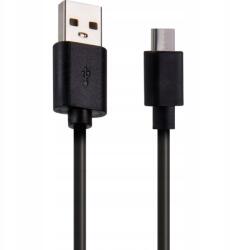 Setty USB-A-MicroUSB Kábel 1 m 2A-Fekete (GSM165042) (GSM165042)
