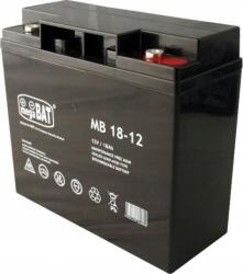 MPL Power MPLPower MB 18-12 12 V 18Ah AGM VRLA Akkumulátor (MB 18-12) (MB 18-12)