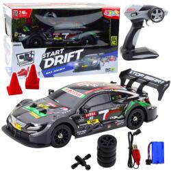 LeanToys RC Drift Car Versenyautó Fekete Szénszálas 30km/h 1_16 (22922) (22922)