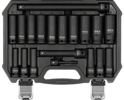 TOYA Hosszú gépi dugókulcs készlet 1/2" 19 részes 8-25 mm (YT-10556)