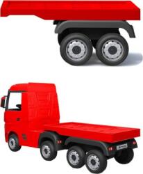 LEAN Toys Hl358 Mercedes Scania Actros Piros Félpótkocsi 7709 (7709) (7709)