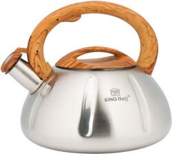 Kinghoff KH-3291 Teáskanna, Sípszóval, Inox-fa, 2.0L (KH-3291) (KH-3291)