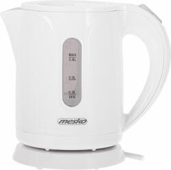 Mesko MS 1376 Vízforraló 0, 8L 850 Watt - Fehér (MS 1376) (MS 1376)