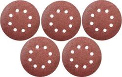 Dedra DED79470 Csiszolókorong 125 mm, Tépőzáras, 5 Darabos Szett (DED79470) (DED79470)