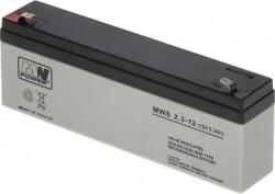 MW Power MPLPower MWS 2, 3-12 12 V 2, 3Ah AGM VRLA Akkumulátor (12V/2.3AH-MWS) (12V/2.3AH-MWS)