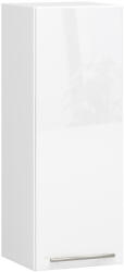 Akord Oliwia Fali Konyhaszekrény 30 cm Fehér Magasfényű
