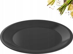 Rotho Caruba Műanyag Lapos Tányér, 26 Cm, Grafitszürke (CEN-81108) (CEN-81108)