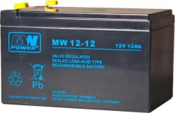 MPL Power MPLPower MW 12-12L 12 V 12Ah AGM VRLA Akkumulátor (MW 12-12) (MW 12-12)