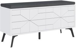 ASIR GROUP Cipőtároló Dune Bench - Fehér