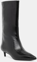 BOSS bőr csizma Gracey - fekete Női 38 - answear - 80 990 Ft