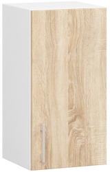 Akord Lima W30 Fali Konyhaszekrény Fehér/Sonoma Tölgy