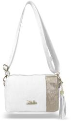 ZELLIA Női Oldaltáska Zlb210 Fehér-Arany - Groove - (ZLK-zlb210-62420983)