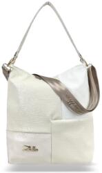 ZELLIA Női Válltáska Zlb111 Fehér-Beige - Shiny - (ZLK-zlb111-06146702)